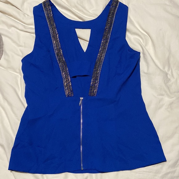 Xoxo blue sequin top - Picture 3 of 5